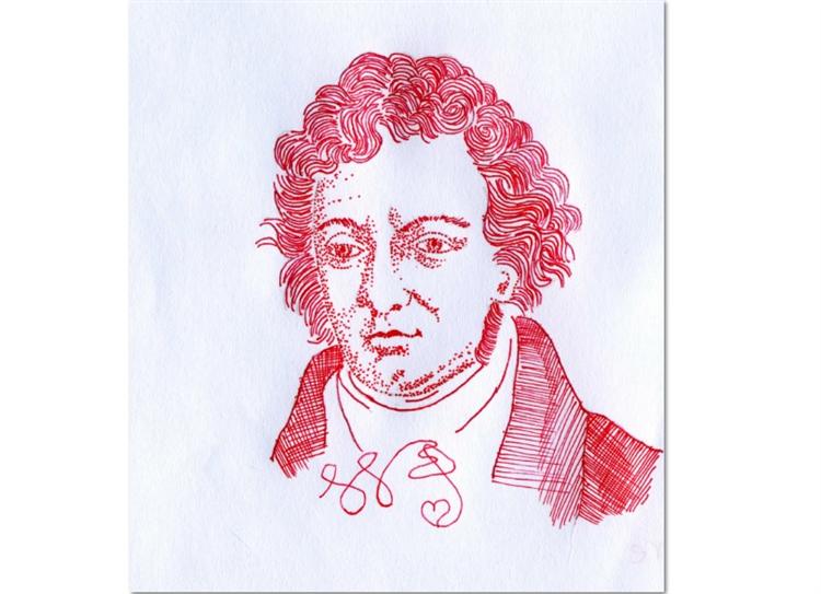 安培,1775~1836.林一平绘